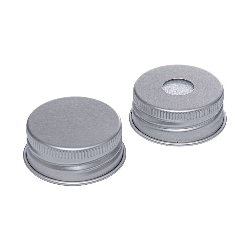 Tampas de garrafa de alumínio planas/perfuradas de 38 mm